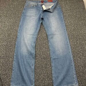 Tilt Jeans Women 11 Blue Faded Straight Denim Pants Outdoor Cotton 34x34 New